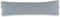 Kussensloop Alexandra House Living Staal Staalgrijs 45 x 125 cm