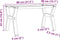vidaXL - Salontafelpoten - Y-frame - 80x40x43 - cm - gietijzer