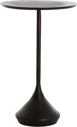 Light & Living Bijzettafel Dimphy - Antiek Lood - Ø35cm - Modern
