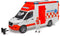 Bruder 2676 - Mercedes Sprinter ambulance - Licht- en geluidmodule - Oranje/Wit