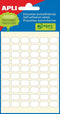 Apli witte etiketten ft 8 x 12 mm (b x h), 360 stuks, 60 per blad (2667)