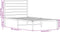 vidaXL - Bedframe - met - hoofdbord - metaal - zwart - 107x203 - cm