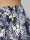 JACK&JONES JJIARUBA JJSWIMSHORTS - Heren Zwembroek - Bloemenprint - Navy Blazer