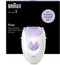 Braun Se3-000 - Silk épil Epilator - Reinigingsborsteltje - Paars