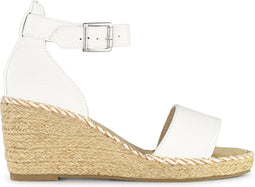 POSH by Poelman SUUS - Dames Sandalen - Plateau sleehak - Wit - Maat 38