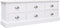 vidaXL - Tv-meubel - 108x30x40 - cm - massief - paulowniahout - wit