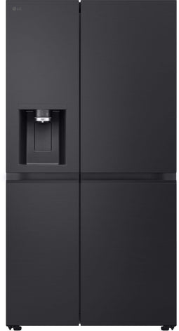 LG GSLE91EVAB - Side-by-Side Koel-Vriescombinatie - 623 liter - Zwart