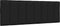 vidaXL - Hoofdbordkussen - 120 - cm - stof - zwart