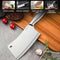 HI NATURE™ Hakmes RVS - Chopping Hakmes - Vlijmscherp Breed Lemmet 29cm - Zilver