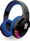 Celly Sparco SPWHEADPHONE - Hoofdtelefoon met microfoon - Wireless met achtergrondverlichting - Zwart/Blauw