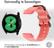iMoshion Nylon 20 mm bandje - Geschikt voor Samsung Galaxy Watch 6 (Classic) / 5 (Pro) / 4 (Classic) / 3 – Garmin Venu / 2 plus / Sq - Forerunner 245 / 55 - Roze