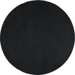 vidaXL - Vloerkleed - OVIEDO - laagpolig - Ø - 240 - cm - zwart