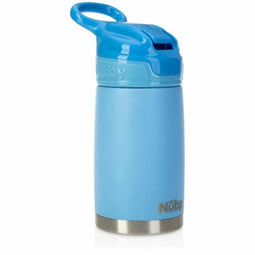 Nûby Trainingsglas - Isoleerfles 300 ml - Roestvrij staal - Blauw