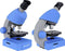 Bresser Junior Microscoop 40x-640x - LED verlichting - 3 objectieven - Blauw