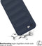 imoshion Hoesje - Geschikt voor iPhone SE (2022) / SE (2020) / 8 / 7 - EasyGrip Backcover - Donkerblauw