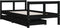 vidaXL - Kinderbedframe - met - lades - 80x160 - cm - massief - grenenhout - zwart