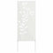 Tuin decoratief paneel Wit 50 x 140 cm Koudgewalst staal
