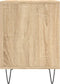 vidaXL - Nachtkastje - 40x35x50 - cm - bewerkt - hout - sonoma - eikenkleurig