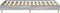vidaXL - Bedframe - zonder - matras - 140x190 - cm - spaanplaat - grijs - sonoma