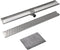 vidaXL - Douchegoot - rechthoekig - 1030x140 - mm - roestvrij - staal