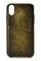 Senza iPhone XR - Leather Cover met Card Slot - Echt leer - Burned Olive