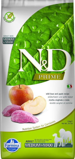 N&D Prime hondenvoeding Wild Zwijn medium/maxi 12 kg