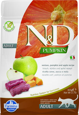 N&D Pumpkin kattenvoeding Hert 300 gr.