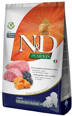 N&D Pumpkin puppyvoeding Lam medium/maxi 12 kg