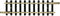 N Fleischmann rails (zonder ballastbed) 22204 Rechte rails 54.2 mm 12 stuk(s)