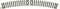 N Fleischmann rails (zonder ballastbed) 22224 Gebogen rails 30 ° 295.4 mm 12 stuk(s)