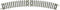 N Fleischmann rails (zonder ballastbed) 22224 Gebogen rails 30 ° 295.4 mm 12 stuk(s)