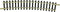 N Fleischmann rails (zonder ballastbed) 22226 Gebogen rails 15 ° 362.6 mm 12 stuk(s)