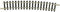 N Fleischmann rails (zonder ballastbed) 22226 Gebogen rails 15 ° 362.6 mm 12 stuk(s)
