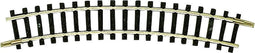 N Fleischmann rails (zonder ballastbed) 22233 Gebogen rails 24 ° 228.2 mm 12 stuk(s)