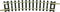 N Fleischmann rails (zonder ballastbed) 22235 Gebogen rails 15 ° 261.8 mm 12 stuk(s)