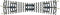 N Fleischmann rails (zonder ballastbed) 22245 Kruising 112.6 mm 15 ° 4 stuk(s)