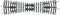 N Fleischmann rails (zonder ballastbed) 22245 Kruising 112.6 mm 15 ° 4 stuk(s)