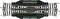 N Fleischmann rails (zonder ballastbed) 22246 Engels wissel, Elektrisch 129.8 mm 15 ° 1 stuk(s)