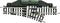 N Fleischmann rails (zonder ballastbed) 22251 Wissel, Elektrisch, Rechts 104.2 mm 24 ° 194.6 mm 1 stuk(s)