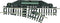 N Fleischmann rails (zonder ballastbed) 22255 Wissel, Rechts 104.2 mm 24 ° 194.6 mm 1 stuk(s)