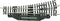 N Fleischmann rails (zonder ballastbed) 22261 Wissel, Elektrisch, Links 112.6 mm 15 ° 362.6 mm 1 stuk(s)