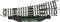 N Fleischmann rails (zonder ballastbed) 22265 Wissel, Links 112.6 mm 15 ° 362.6 mm 1 stuk(s)