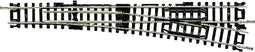 N Fleischmann rails (zonder ballastbed) 22303 Onderbouwwissel, Rechts 155 mm 10 ° 765 mm 1 stuk(s)
