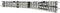 N Fleischmann rails (zonder ballastbed) 22303 Onderbouwwissel, Rechts 155 mm 10 ° 765 mm 1 stuk(s)