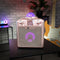 N-GEAR Disco Star 710 Space Pink - Bluetooth Speaker - Karaoke Set - Party Box met Sterrenprojector & 2 Microfoons