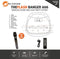 N-GEAR Flash Banger 606 - Karaoke Set - Bluetooth Speaker - Party Box met Draadloze Microfoon - Zwart