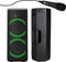 N-GEAR LGP 72 - Karaoke Set - Bluetooth Party Speaker - Party Box met Microfoon - Zwart