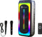 N-GEAR LGP Juke 808 - Bluetooth Speaker - Karaokeset - Partybox met 2 Microfoons - Zwart