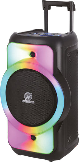 N-GEAR The Flash Juke 12 - Bluetooth Speaker - Karaoke Set - Party Box met Microfoon - Zwart