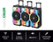 N-GEAR The Flash Juke 12 - Bluetooth Speaker - Karaoke Set - Party Box met Microfoon - Zwart